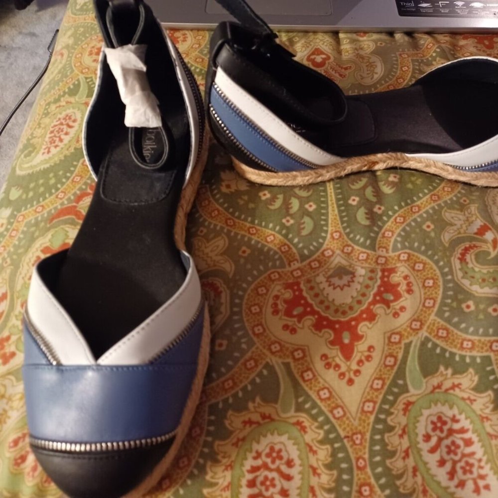 Botkier 7.5 blue loafers flats shoes new without box